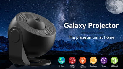 LED Galaxy Projector Night Light