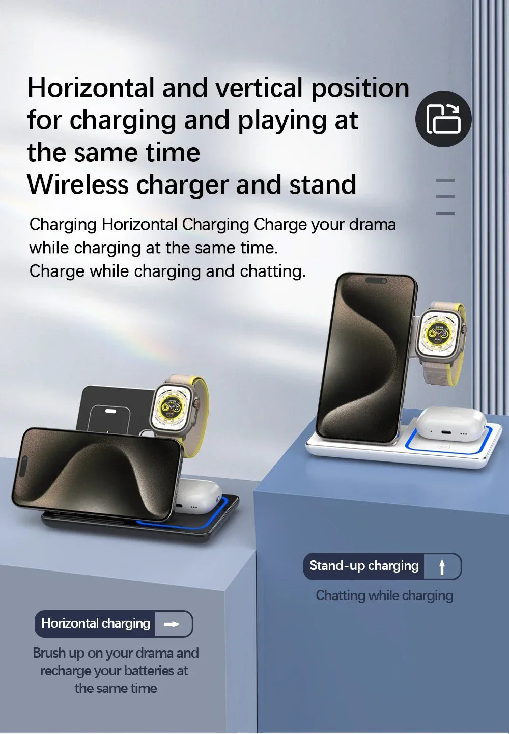 3-in-1 Wireless Charging Station