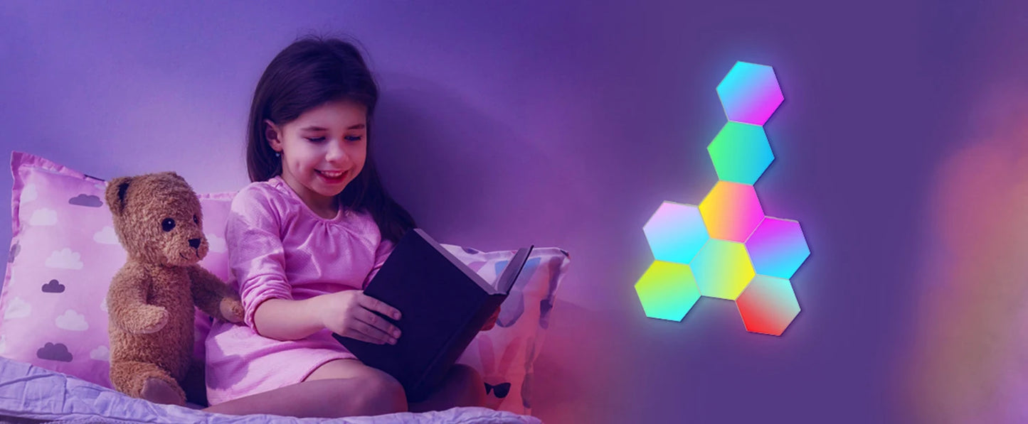 RGB Smart Hexagonal Wall Lamp