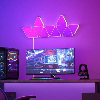 LED Triangular Quantum Lamp