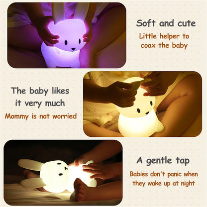 Cute Rabbit LED Night Light