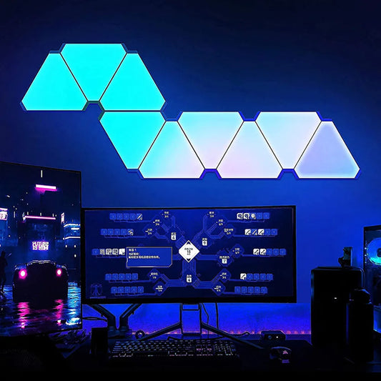 LED Triangular Quantum Lamp