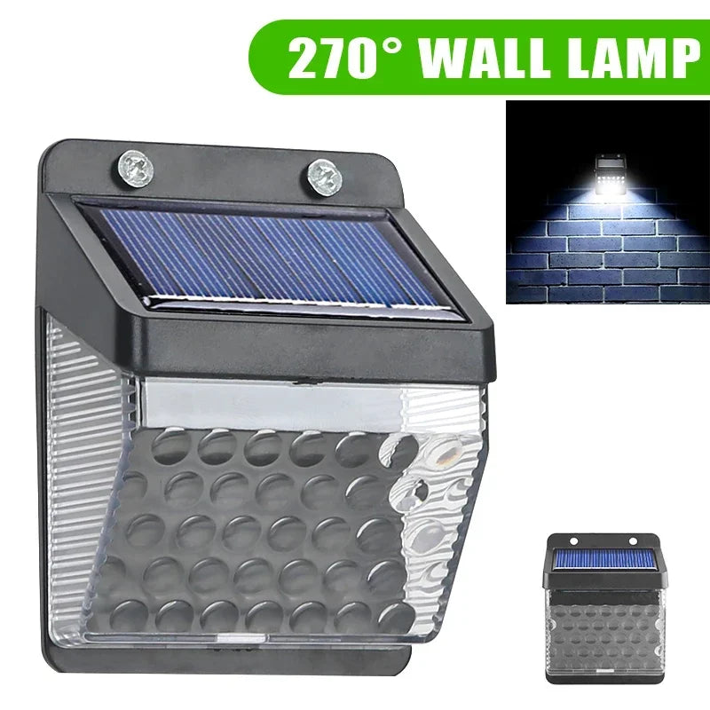 Solar Motion Sensor Wall Light