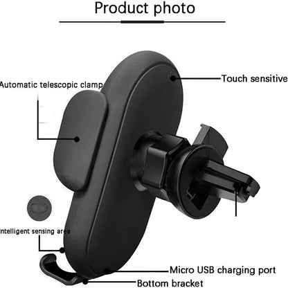 30W Wireless Car Charger Mount