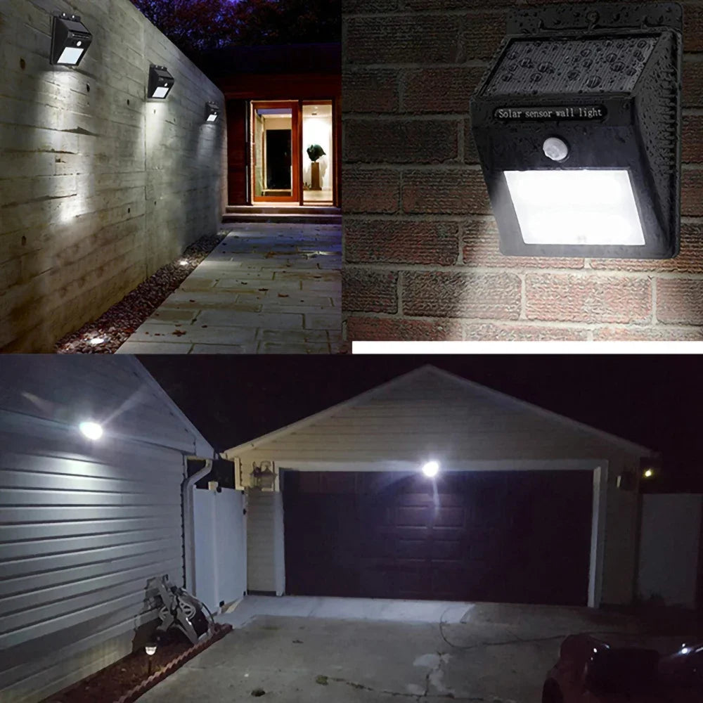 Solar Motion Sensor Wall Light