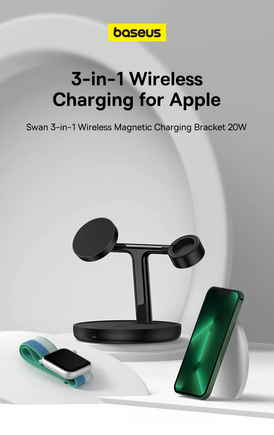 3-in-1 Wireless Charging Station