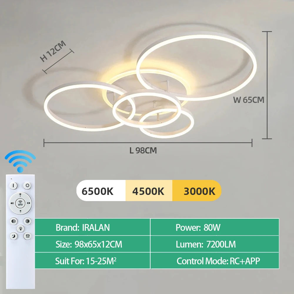 Dimmable LED Ceiling Chandelier