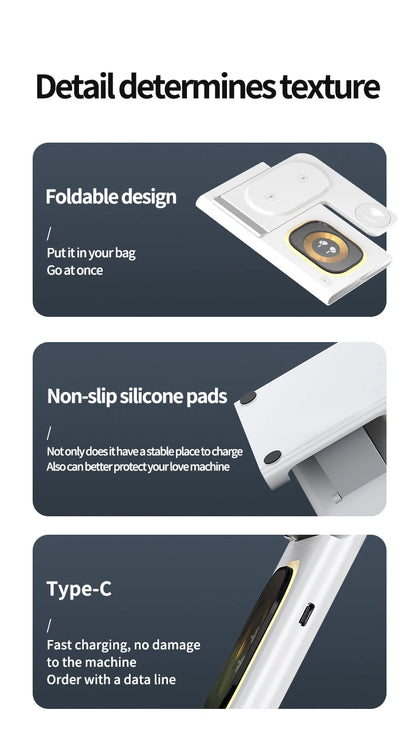 30W 3-in-1 Wireless Charger
