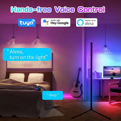 Smart RGB Corner Floor Lamp