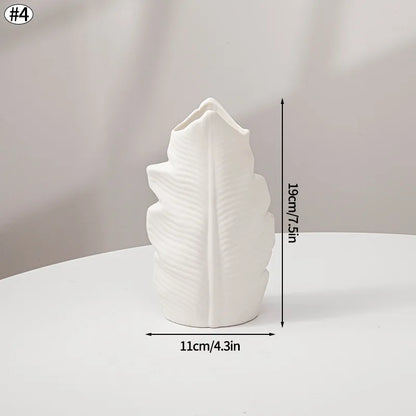 White Minimalist Vase