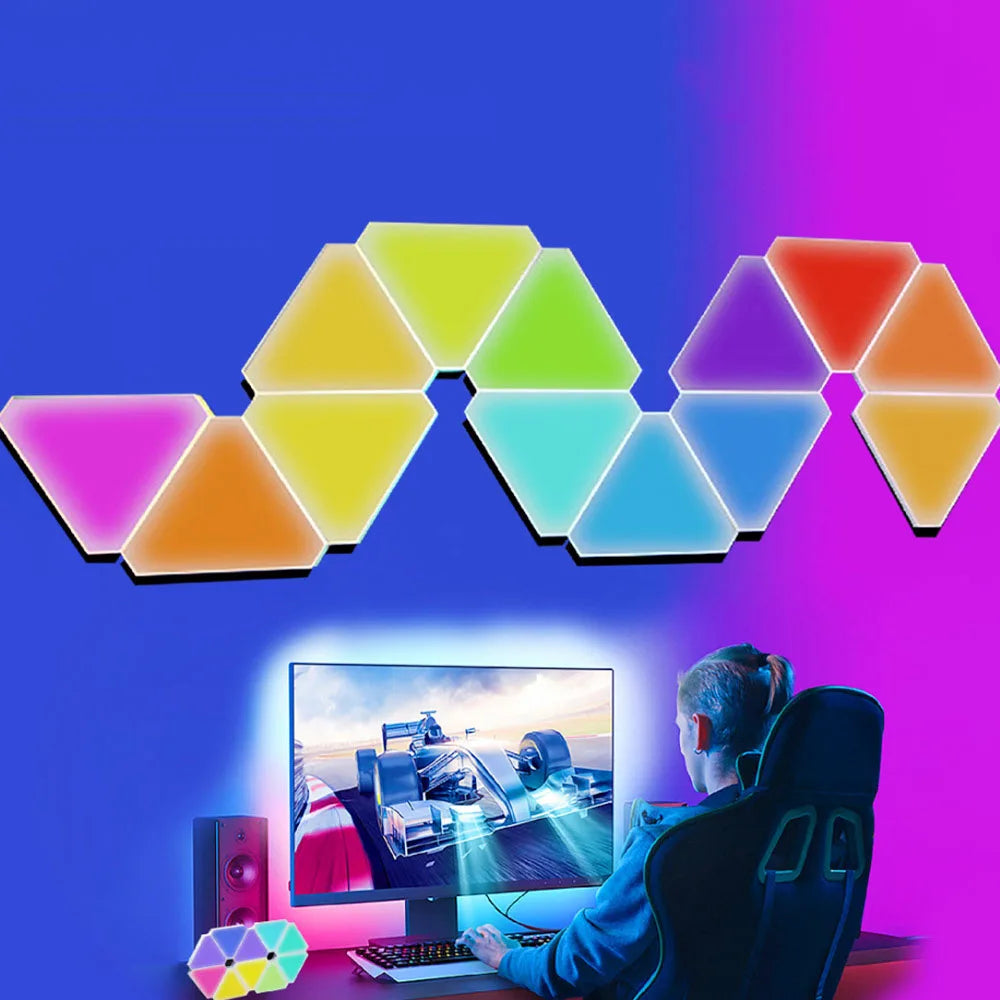 LED Triangular Quantum Lamp