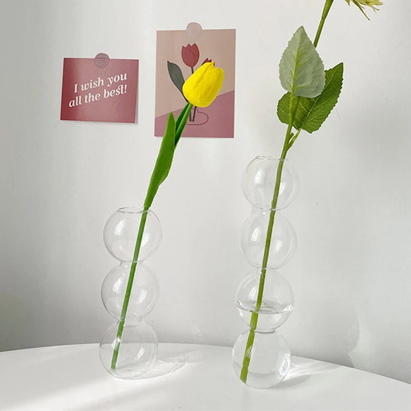 Nordic Glass Flower Vase