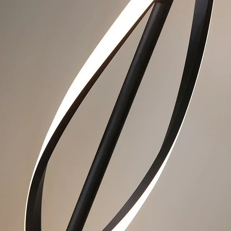 Postmodern LED Spiral Floor Lamp