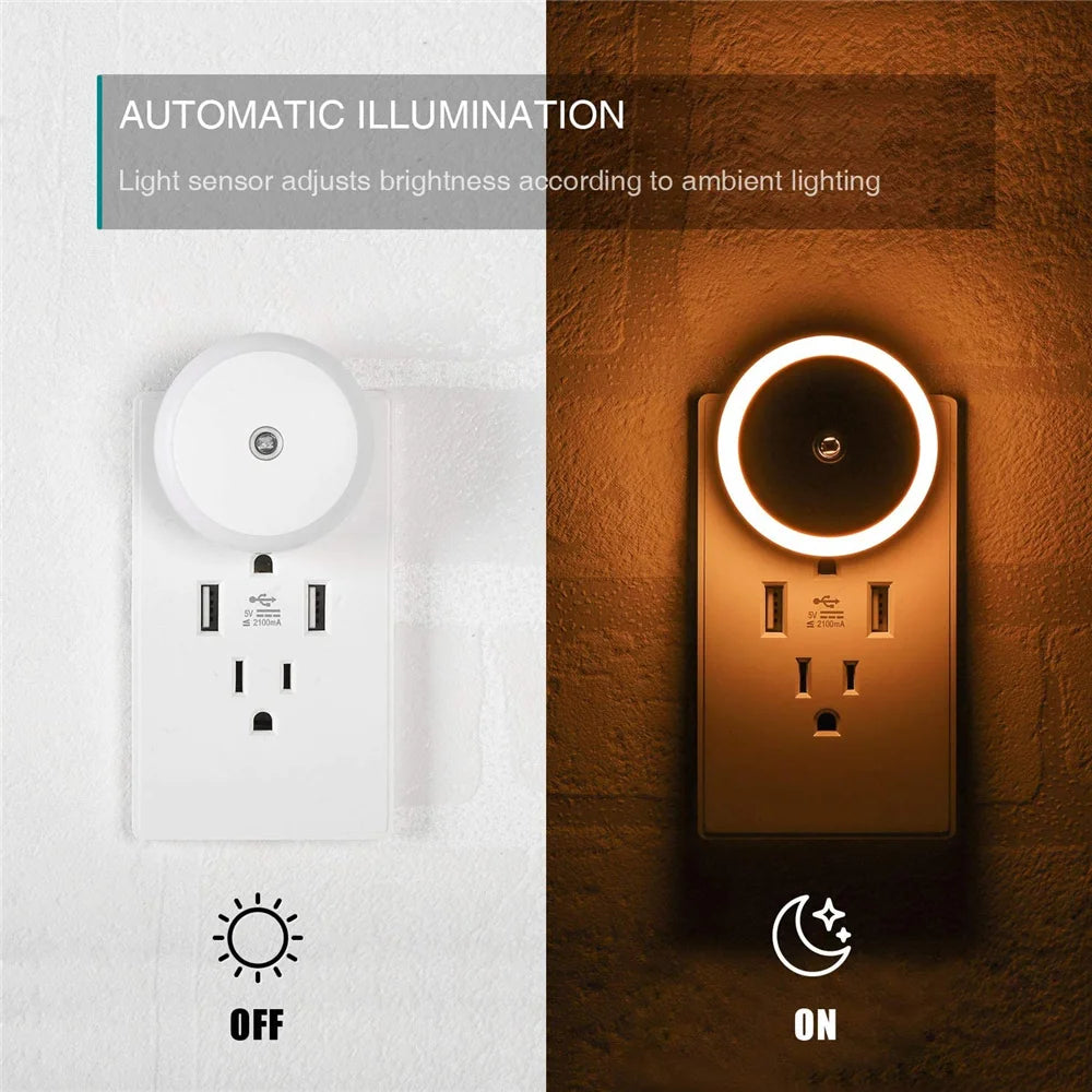 Plug-In Wall Lamp for Home