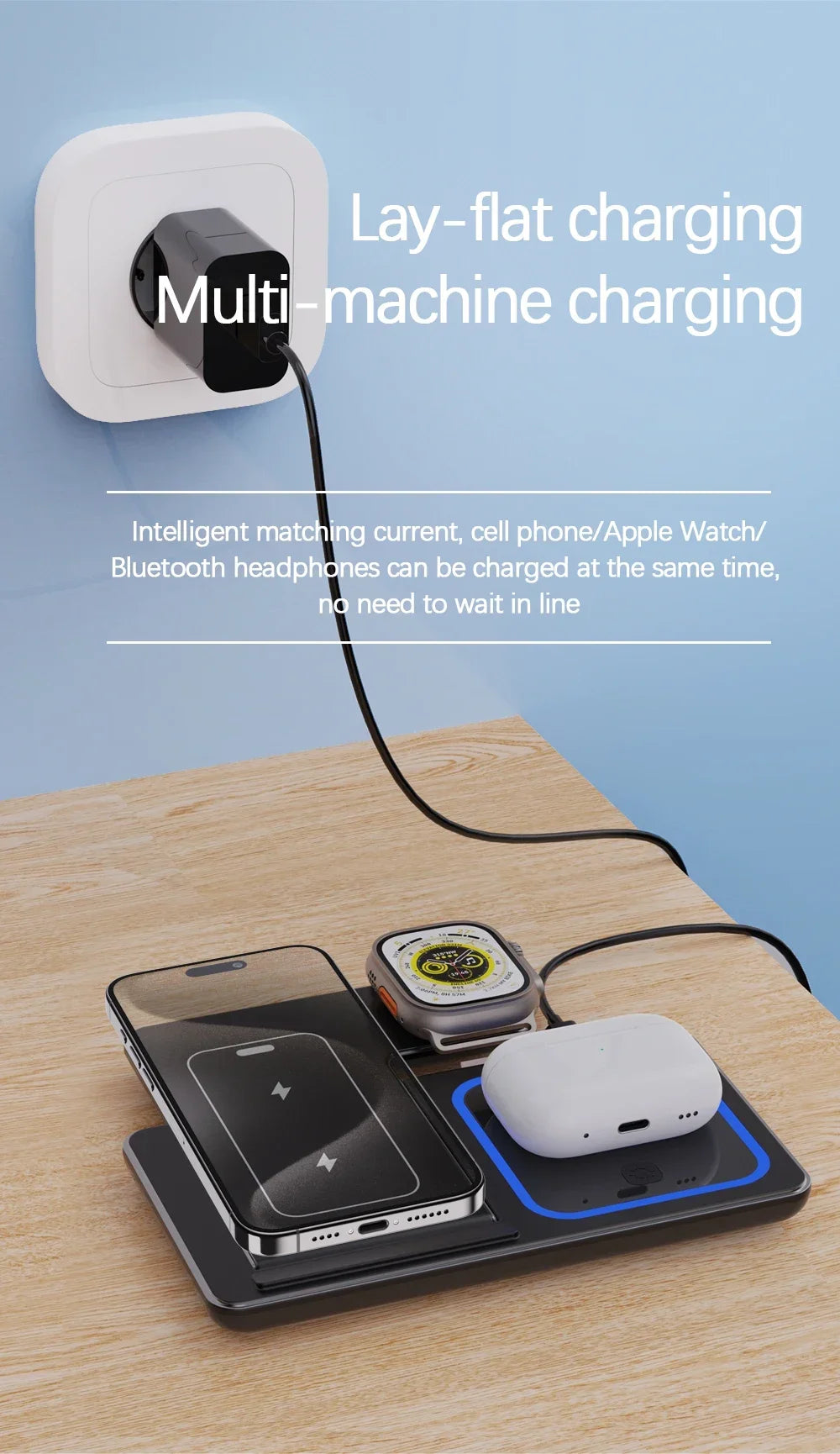 3-in-1 Wireless Charging Station