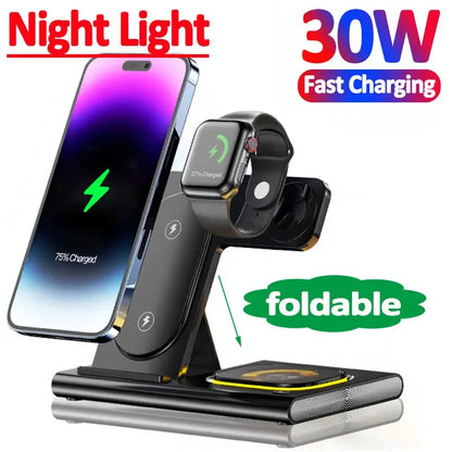 30W 3-in-1 Wireless Charger