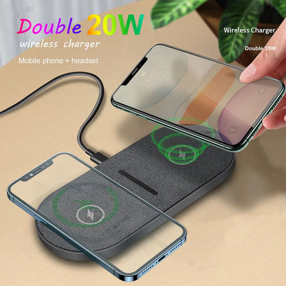 20W Dual Wireless Charger