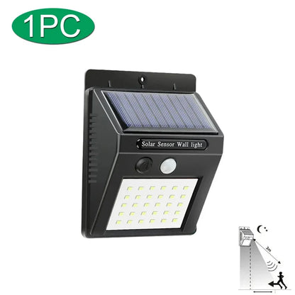 Solar Motion Sensor Wall Light