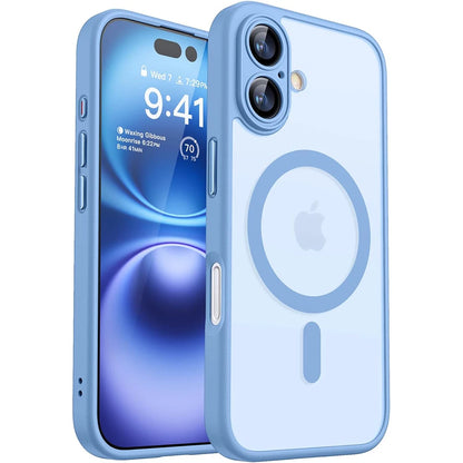 Magnetic Luxury Matte Translucent Armor Case