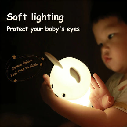 Cute Rabbit LED Night Light