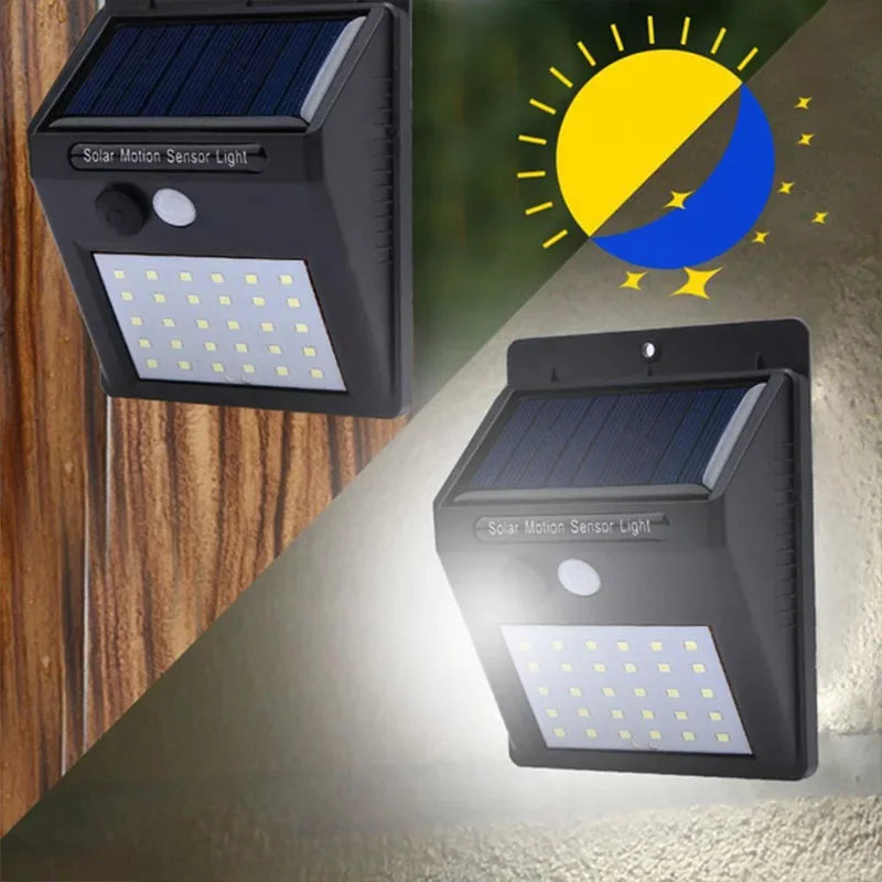 Solar Motion Sensor Wall Light