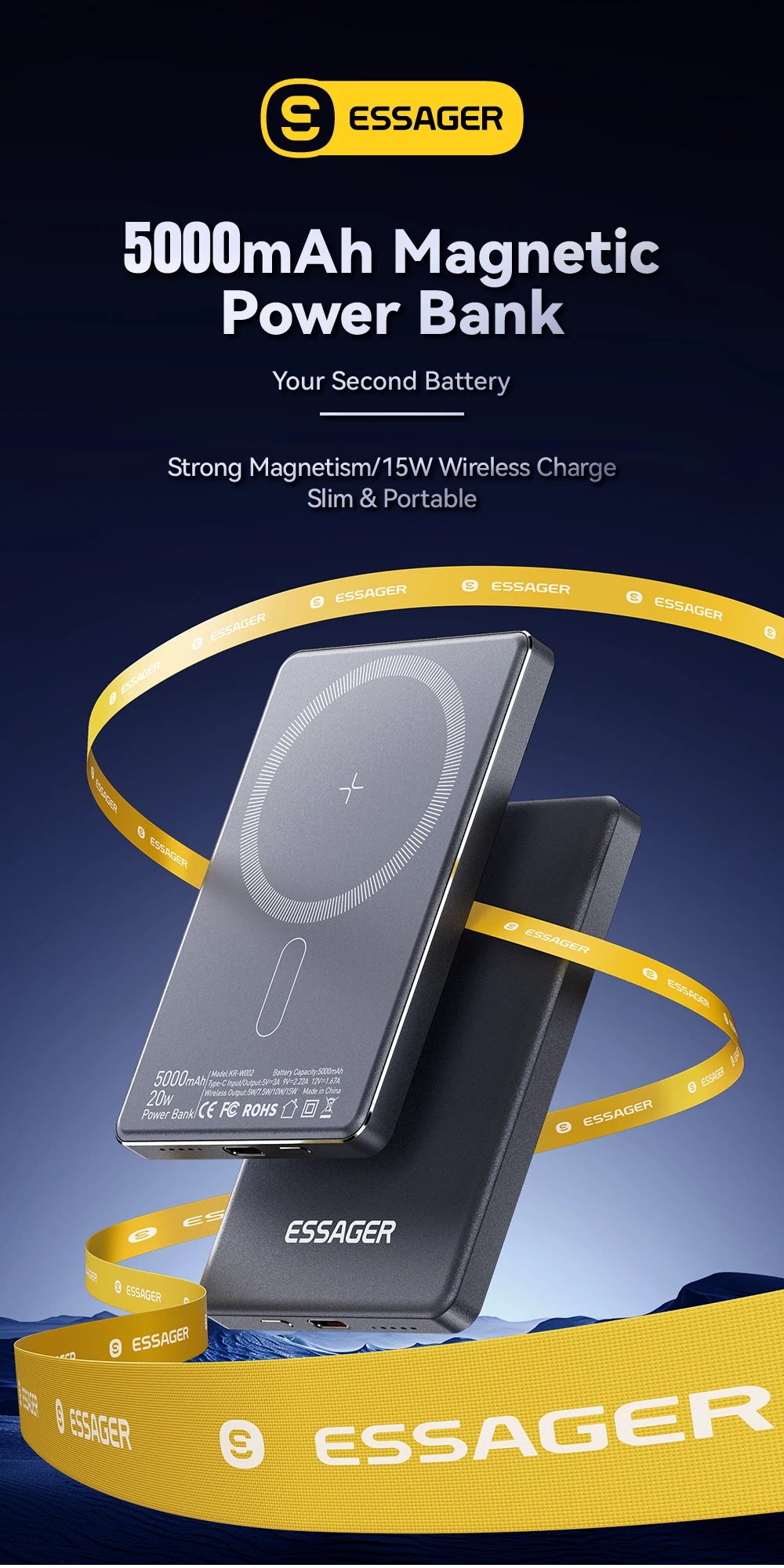 Magnetic Portable Fast Charging