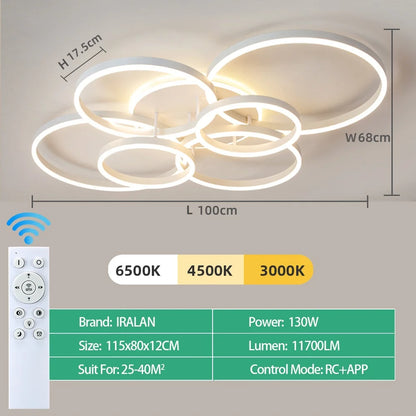 Dimmable LED Ceiling Chandelier