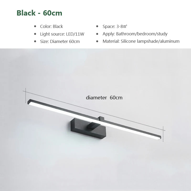 Modern LED Bathroom Wall Light