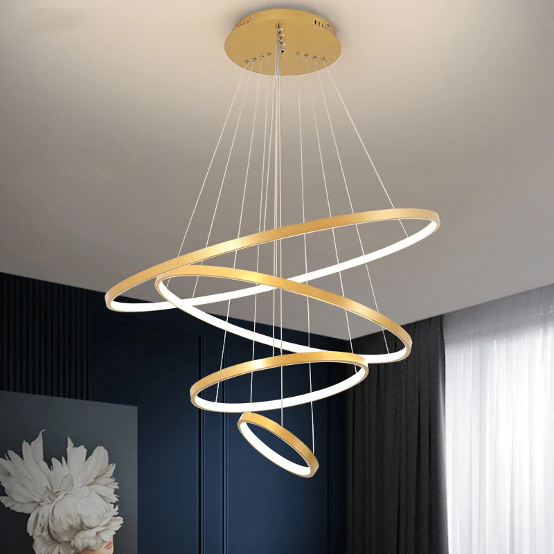 Simple Ring LED Chandelier