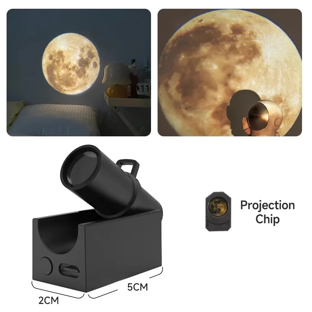 LED Night Light with Earth Planet Projector