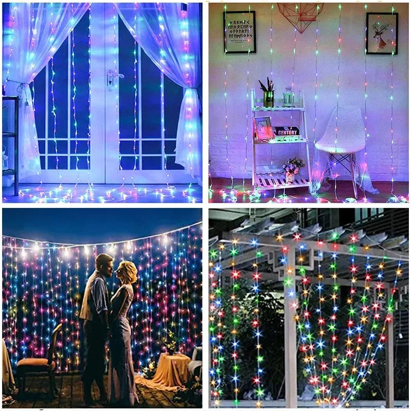 LED Curtain String Lights