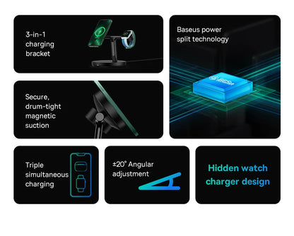 3-in-1 Wireless Charging Station