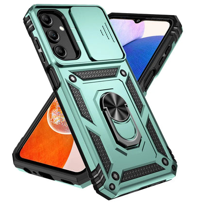 Military-Grade Armor Case with Slide Camera Lens