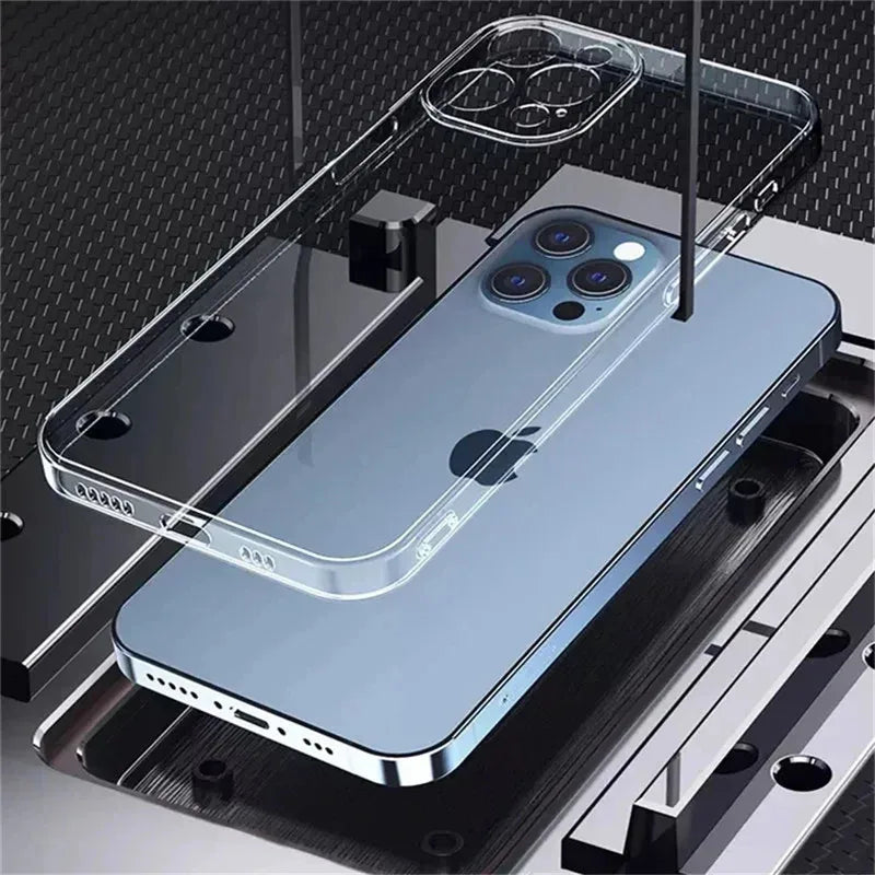 Ultra-Thin Clear Silicone Case for iPhone