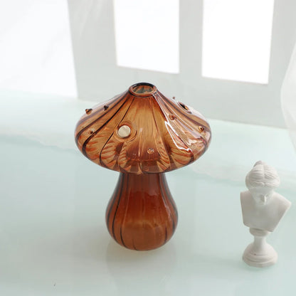 Creative Mushroom Glass Vase