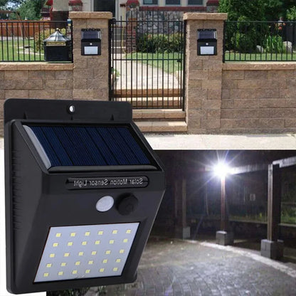 Solar Motion Sensor Wall Light