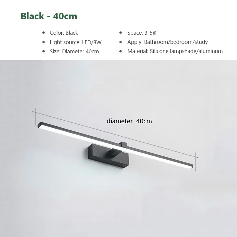 Modern LED Bathroom Wall Light