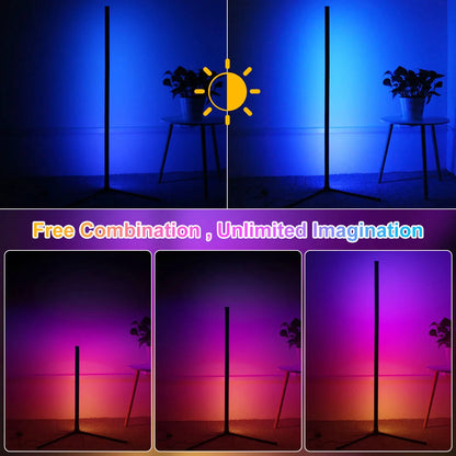 Smart RGB Corner Floor Lamp