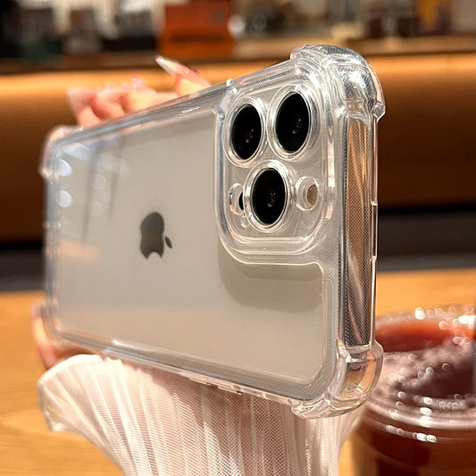 Luxury Shockproof Transparent Case