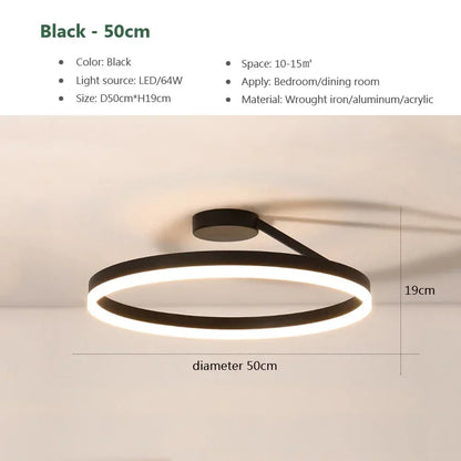 Nordic Ring Chandelier Light