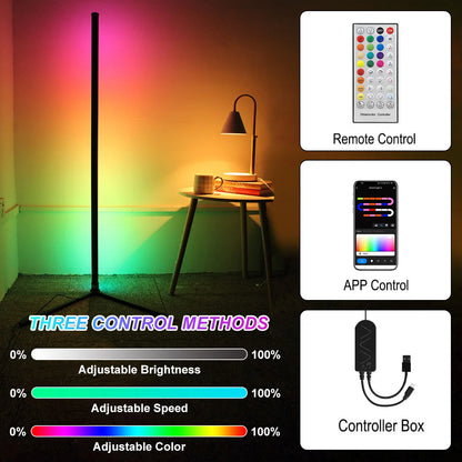 Smart RGB Corner Floor Lamp