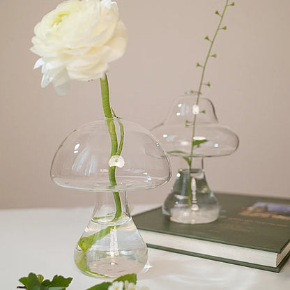 Creative Mushroom Glass Vase