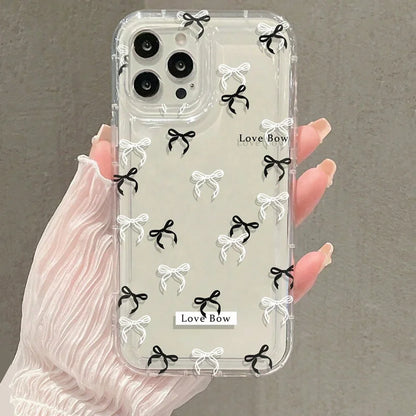 Colorful Bow Clear Phone Case