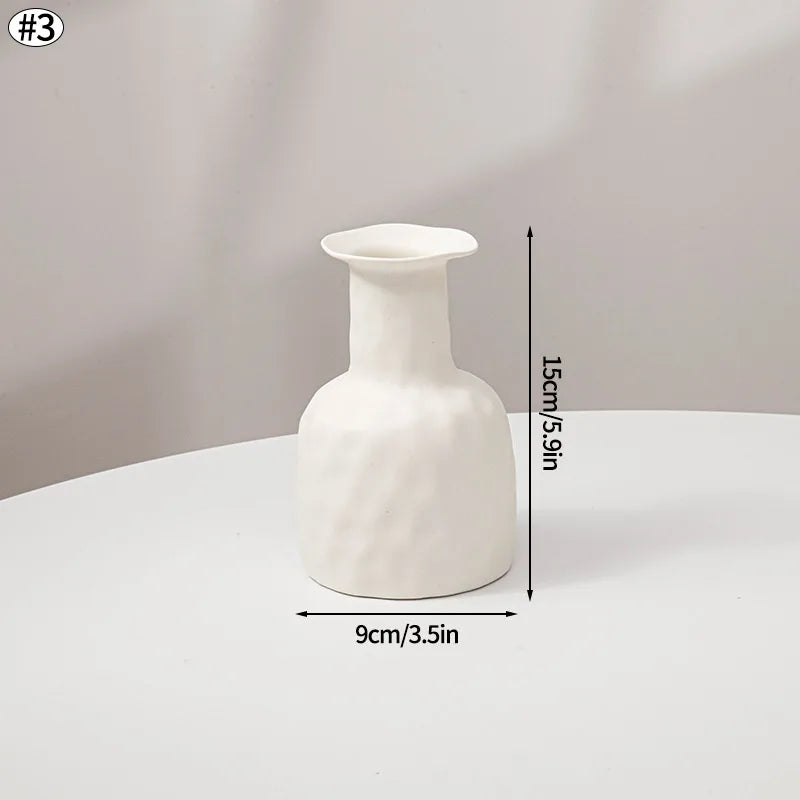 White Minimalist Vase