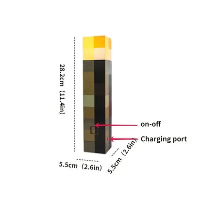 MC Game Torch LED Night Light