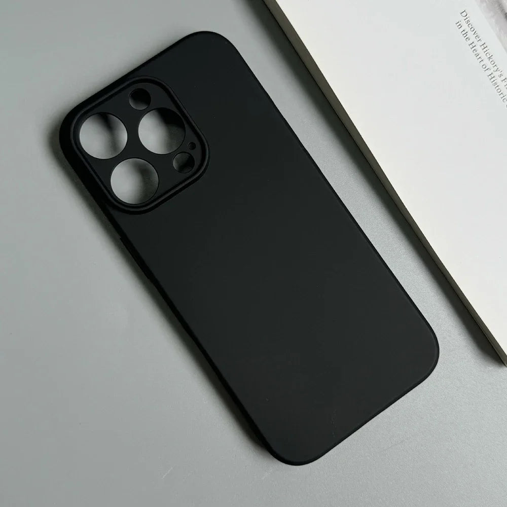 Matte Black Silicone Case