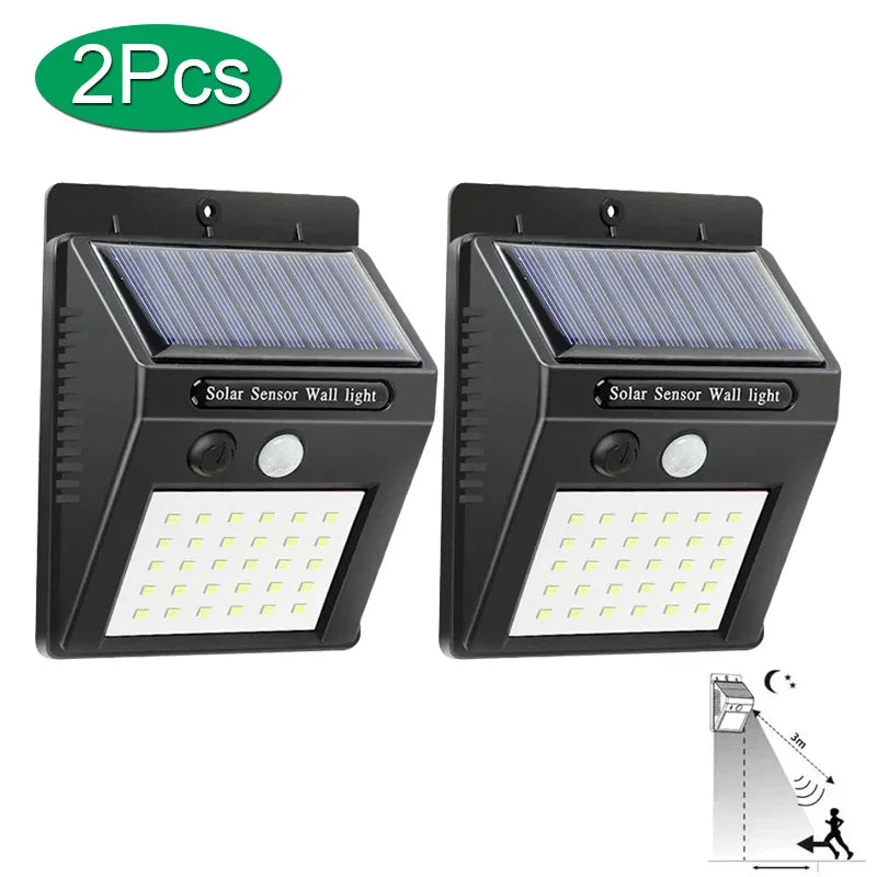 Solar Motion Sensor Wall Light