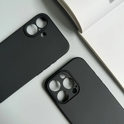 Matte Black Silicone Case