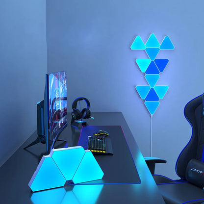 LED Triangular Quantum Lamp