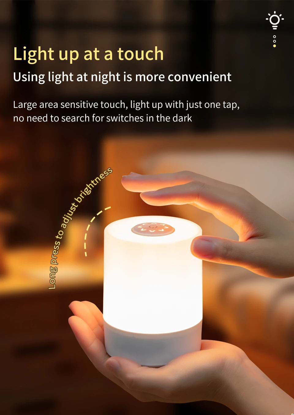 Rechargeable LED Night Light